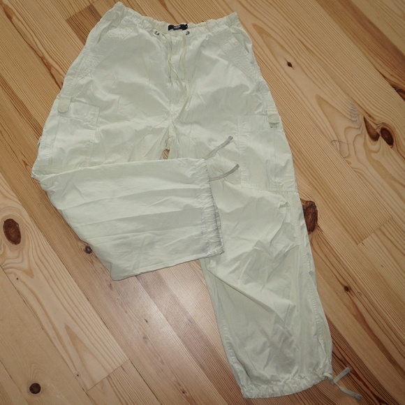 Jaded London Parachute Cargo Pants Sage Green Medium - Picture 7 of 7